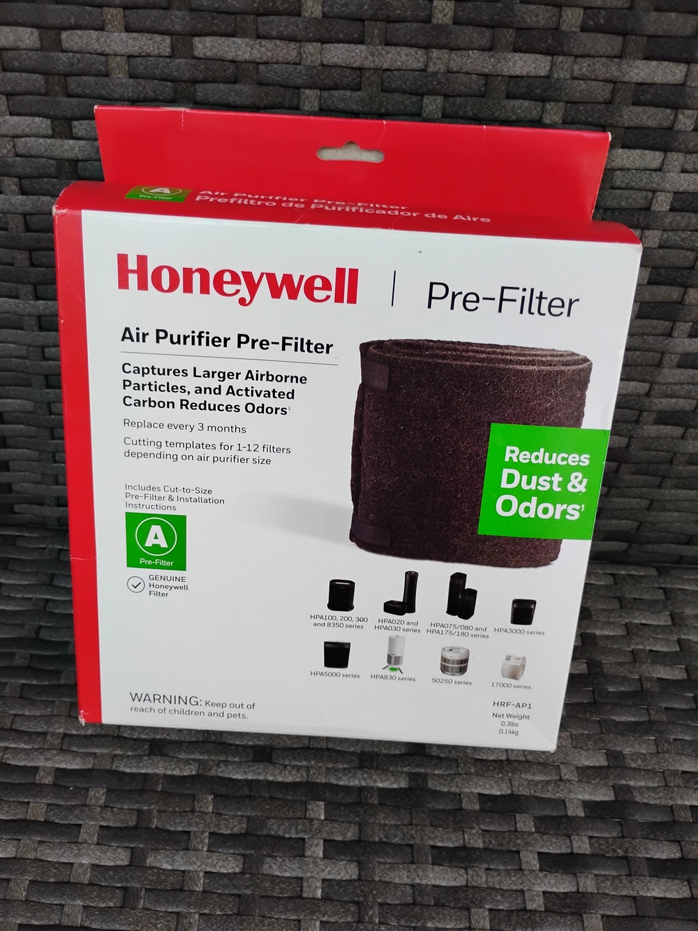 New Honeywell Universal Carbon Air Purifier Pre-Filter (HRF-AP1) Replacement